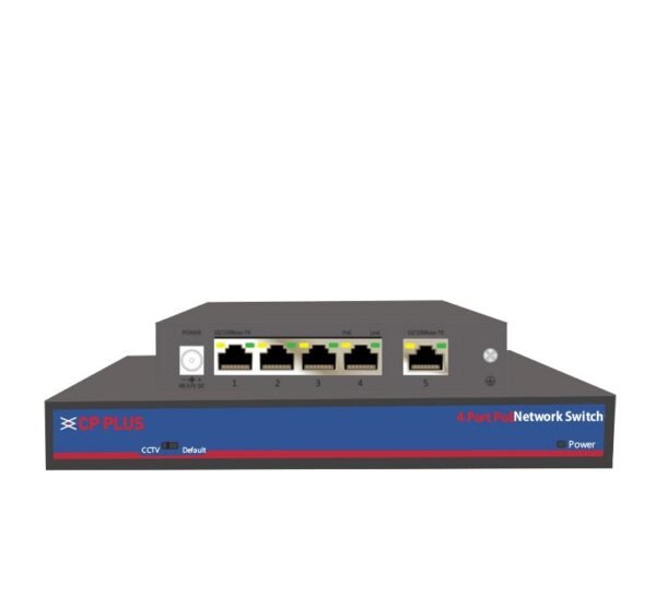 5 Port Fast Ethernet Switch With 4 PoE CPPLUS