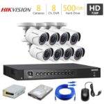 8 HD CCTV Camera Package HIKVISION