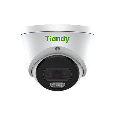 Tiandy TC-C35XS I3W 5MP Color Maker Turret CCTV Camera front view
